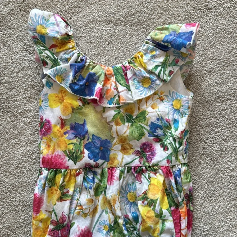Floral Ruffle Romper - Picture 2 of 3